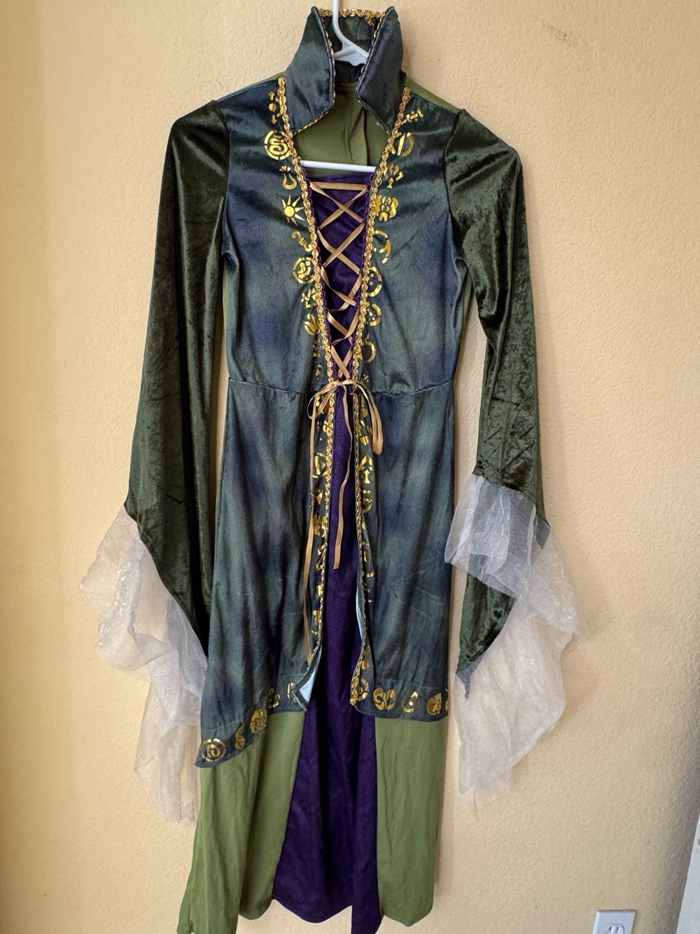 Disney Hocus Pocus Winifred Sanderson Halloween Costume Girl's Large 12/14